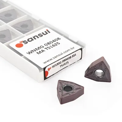 Inserto para torneamento wnmg 080408-ma ts1625 - sansui