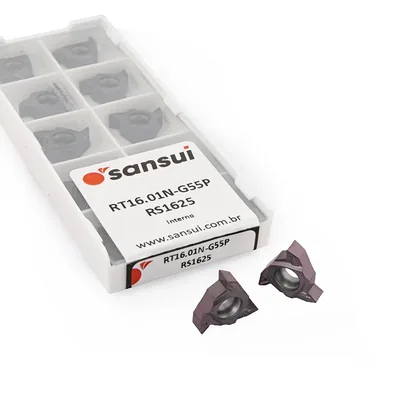 Inserto para rosca interna 55 graus - rt16.01n-g55p rs1625 - sansui