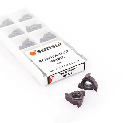 Inserto para rosca externa 55 graus - rt16.01w-g55p rs1625 - sansui