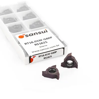 Inserto para rosca externa 60 graus - rt16.01w-g60p rs1625 - sansui