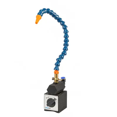 Base magnética 80kgf com um flexível plástico para refrigeração 1/4 npt x 330mm - bmr-01 mawbra