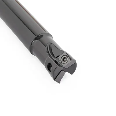 Fresa de topo ø 16 x 150mm 2 cortes haste ø 15,0mm para inserto 4nkt 0603 - 93 graus - guran