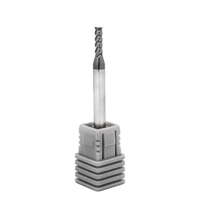 Fresa metal duro 70hrc reta 4 cortes ø 02,5 - 050 - 08,0mm h04 alcrsin - dry cut