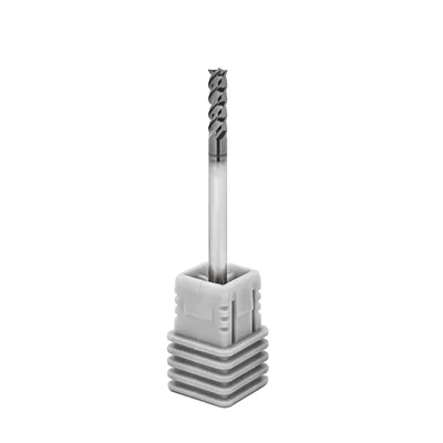 Fresa metal duro 70hrc reta 4 cortes ø 03,0 - 050 - 09,0mm h04 alcrsin - dry cut
