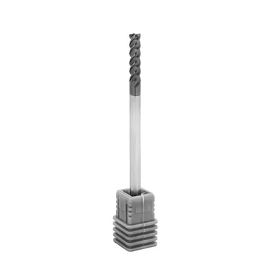 Fresa metal duro 70hrc reta 4 cortes ø 04,0 - 075 - 16,0mm h04 alcrsin - dry cut