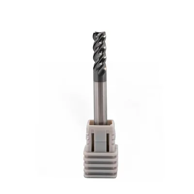 Fresa metal duro 70hrc reta 4 cortes ø 05,0 - 050 - 13,0mm h05 alcrsin - dry cut