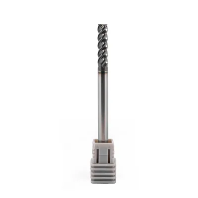 Fresa metal duro 70hrc reta 4 cortes ø 05,0 - 075 - 18,0mm h05 alcrsin - dry cut
