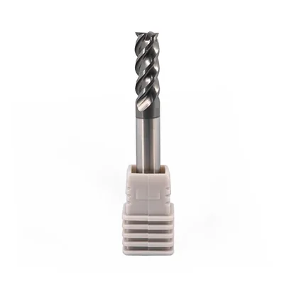 Fresa metal duro 70hrc reta 4 cortes ø 06,0 - 050 - 15,0mm h06 alcrsin - dry cut