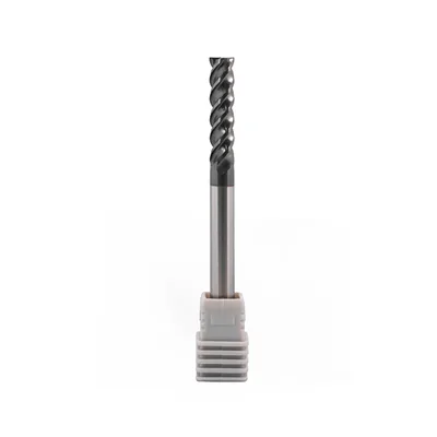 Fresa metal duro 70hrc reta 4 cortes ø 06,0 - 075 - 24,0mm h06 alcrsin - dry cut