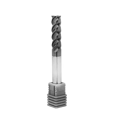 Fresa metal duro 70hrc reta 4 cortes ø 08,0 - 075 - 25,0mm h08 alcrsin - dry cut