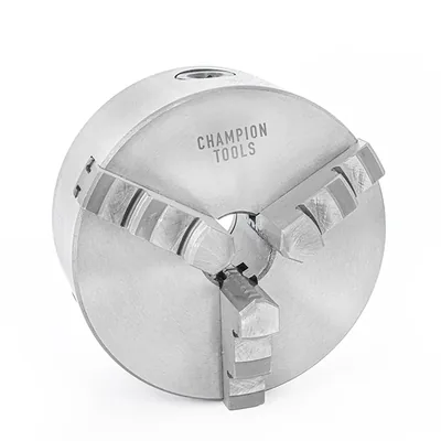 Placa de torno 3 castanhas universais ø 130mm com furação traseira - 900.003 champion tools