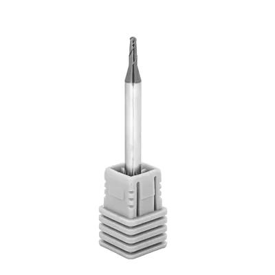 Fresa metal duro 70hrc esférica 2 cortes ø 02,0 - 050 - 04,0mm h04 alcrsin - dry cut