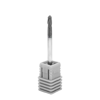 Fresa metal duro 70hrc esférica 2 cortes ø 03,0 - 050 - 06,0mm h03 alcrsin - dry cut