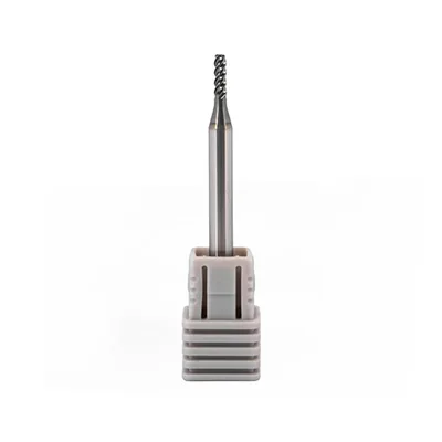 Fresa metal duro 70hrc toroidal 4 cortes ø 02,0 - r0,5 - 050 - 06,0mm h04 alcrsin - dry cut