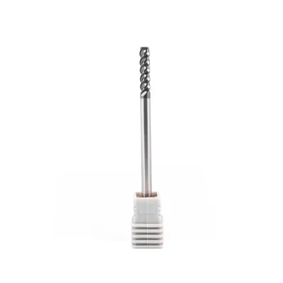 Fresa metal duro 70hrc toroidal 4 cortes ø 04,0 - r1,0 - 075 - 16,0mm h04 alcrsin - dry cut