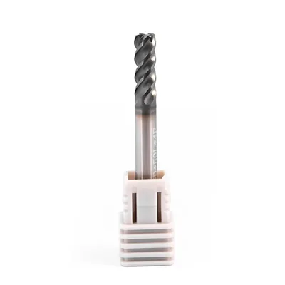 Fresa metal duro 70hrc toroidal 4 cortes ø 05,0 - r0,5 - 050 - 13,0mm h05 alcrsin - dry cut