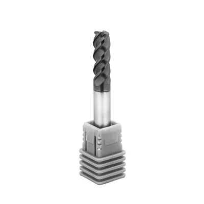 Fresa metal duro 70hrc toroidal 4 cortes ø 06,0 - r1,0 - 050 - 15,0mm h06 alcrsin - dry cut