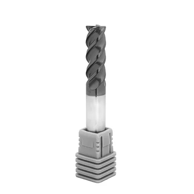 Fresa metal duro 70hrc toroidal 4 cortes ø 08,0 - r0,5 - 060 - 20,0mm h08 alcrsin - dry cut