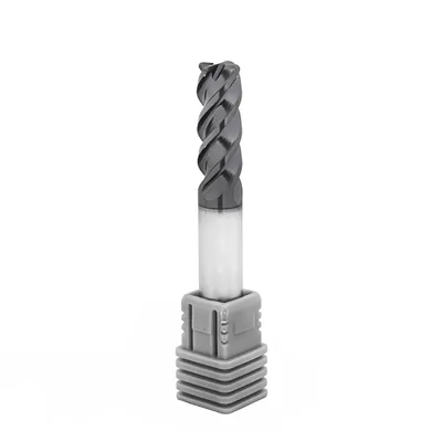 Fresa metal duro 70hrc toroidal 4 cortes ø 08,0 - r1,0 - 060 - 20,0mm h08 alcrsin - dry cut