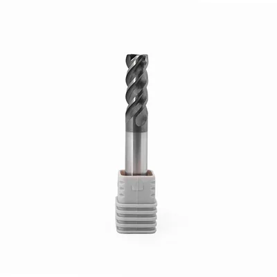 Fresa metal duro 70hrc toroidal 4 cortes ø 10,0 - r0,5 - 075 - 25,0mm h10 alcrsin - dry cut