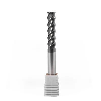 Fresa metal duro 70hrc toroidal 4 cortes ø 10,0 - r0,5 - 100 - 40,0mm h10 alcrsin - dry cut