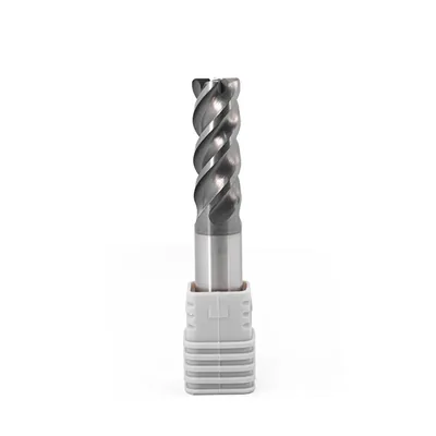 Fresa metal duro 70hrc toroidal 4 cortes ø 12,0 - r1,0 - 075 - 30,0mm h12 alcrsin - dry cut