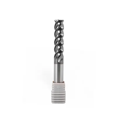 Fresa metal duro 70hrc toroidal 4 cortes ø 12,0 - r1,0 - 100 - 45,0mm h12 alcrsin - dry cut