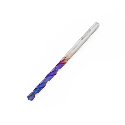 Broca de metal duro 55hrc ø 02,1 x 040,0 x 20,0mm haste ø 02,1mm naco blue - scd-021b dry cut