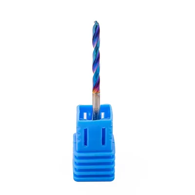 Broca de metal duro 55hrc ø 02,3 x 040,0 x 20,0mm haste ø 02,3mm naco blue - scd-023b dry cut