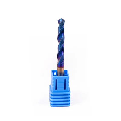 Broca de metal duro 55hrc ø 04,3 x 050,0 x 25,0mm haste ø 04,3mm naco blue - scd-043b dry cut