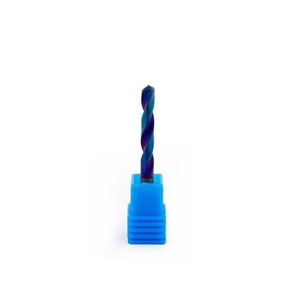 Broca de metal duro 55hrc ø 04,4 x 050,0 x 25,0mm haste ø 04,4mm naco blue - scd-044b dry cut