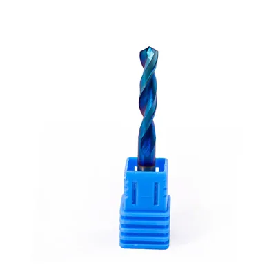 Broca de metal duro 55hrc ø 04,5 x 050,0 x 25,0mm haste ø 04,5mm naco blue - scd-045b dry cut