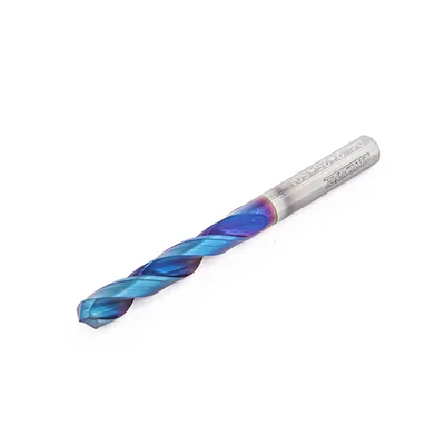 Broca de metal duro 55hrc ø 04,7 x 050,0 x 25,0mm haste ø 04,7mm naco blue - scd-047b dry cut
