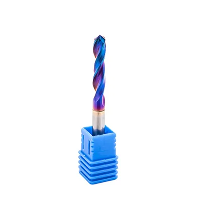 Broca de metal duro 55hrc ø 05,0 x 050,0 x 25,0mm haste ø 05,0mm naco blue - scd-050b dry cut