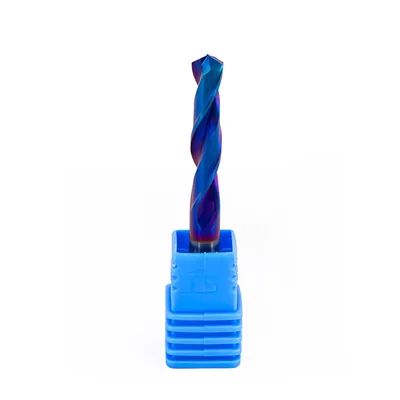 Broca de metal duro 55hrc ø 05,1 x 050,0 x 25,0mm haste ø 05,1mm naco blue - scd-051b dry cut