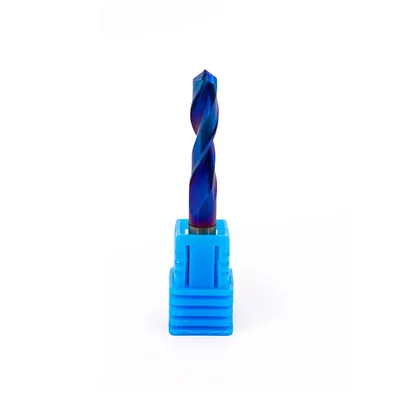 Broca de metal duro 55hrc ø 05,6 x 050,0 x 25,0mm haste ø 05,6mm naco blue - scd-056b dry cut