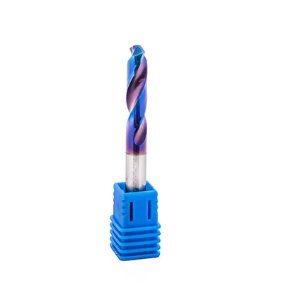 Broca de metal duro 55hrc ø 06,3 x 060,0 x 30,0mm haste ø 06,3mm naco blue - scd-063b dry cut
