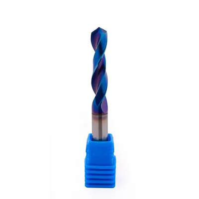 Broca de metal duro 55hrc ø 06,5 x 060,0 x 30,0mm haste ø 06,5mm naco blue - scd-065b dry cut