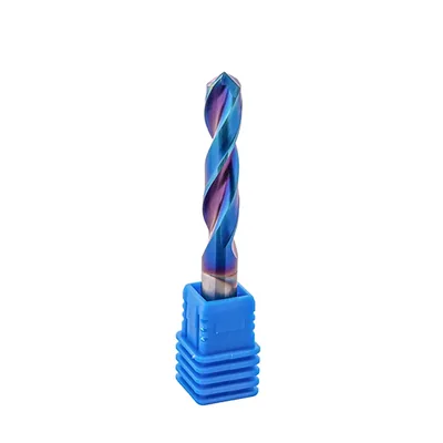 Broca de metal duro 55hrc ø 06,8 x 060,0 x 30,0mm haste ø 06,8mm naco blue - scd-068b dry cut