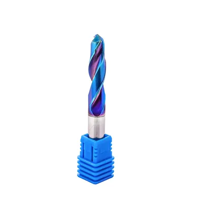 Broca de metal duro 55hrc ø 07,8 x 060,0 x 30,0mm haste ø 07,8mm naco blue - scd-078b dry cut