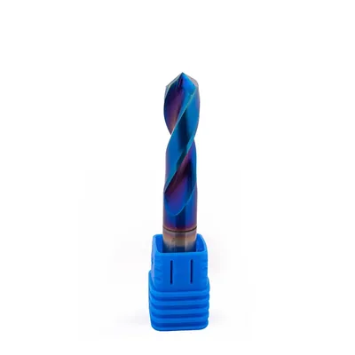 Broca de metal duro 55hrc ø 10,3 x 075,0 x 35,0mm haste ø 10,3mm naco blue - scd-103b dry cut