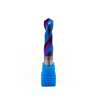 Broca de metal duro 55hrc ø 10,6 x 075,0 x 35,0mm haste ø 10,6mm naco blue - scd-106b dry cut
