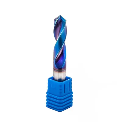 Broca de metal duro 55hrc ø 10,8 x 075,0 x 35,0mm haste ø 10,8mm naco blue - scd-108b dry cut