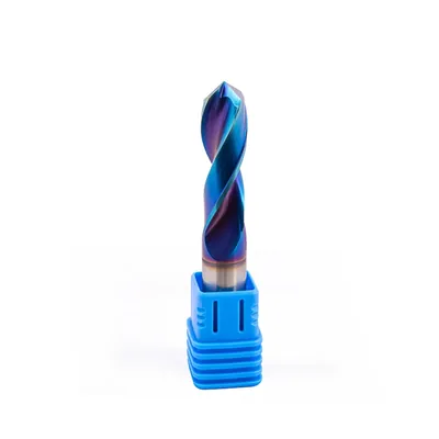 Broca de metal duro 55hrc ø 11,2 x 075,0 x 35,0mm haste ø 11,2mm naco blue - scd-112b dry cut