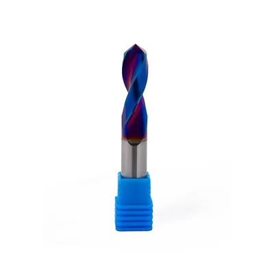 Broca de metal duro 55hrc ø 11,8 x 075,0 x 35,0mm haste ø 11,8mm naco blue - scd-118b dry cut