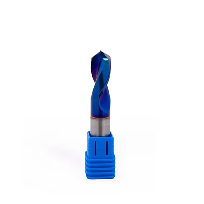 Broca de metal duro 55hrc ø 12,0 x 075,0 x 35,0mm haste ø 12,0mm naco blue - scd-120b dry cut