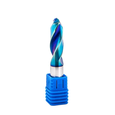 Broca de metal duro 55hrc ø 12,1 x 075,0 x 35,0mm haste ø 12,1mm naco blue - scd-121b dry cut