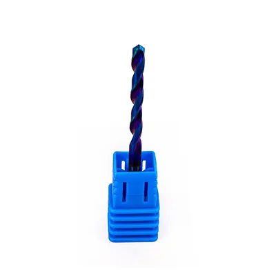Broca de metal duro 55hrc ø 03,0 x 100,0 x 50,0mm haste ø 03,0mm naco blue - mcd-030b dry cut