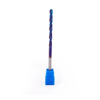 Broca de metal duro 55hrc ø 04,1 x 100,0 x 50,0mm haste ø 04,1mm naco blue - mcd-041b dry cut