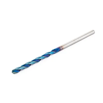 Broca de metal duro 55hrc ø 04,6 x 100,0 x 50,0mm haste ø 04,6mm naco blue - mcd-046b dry cut